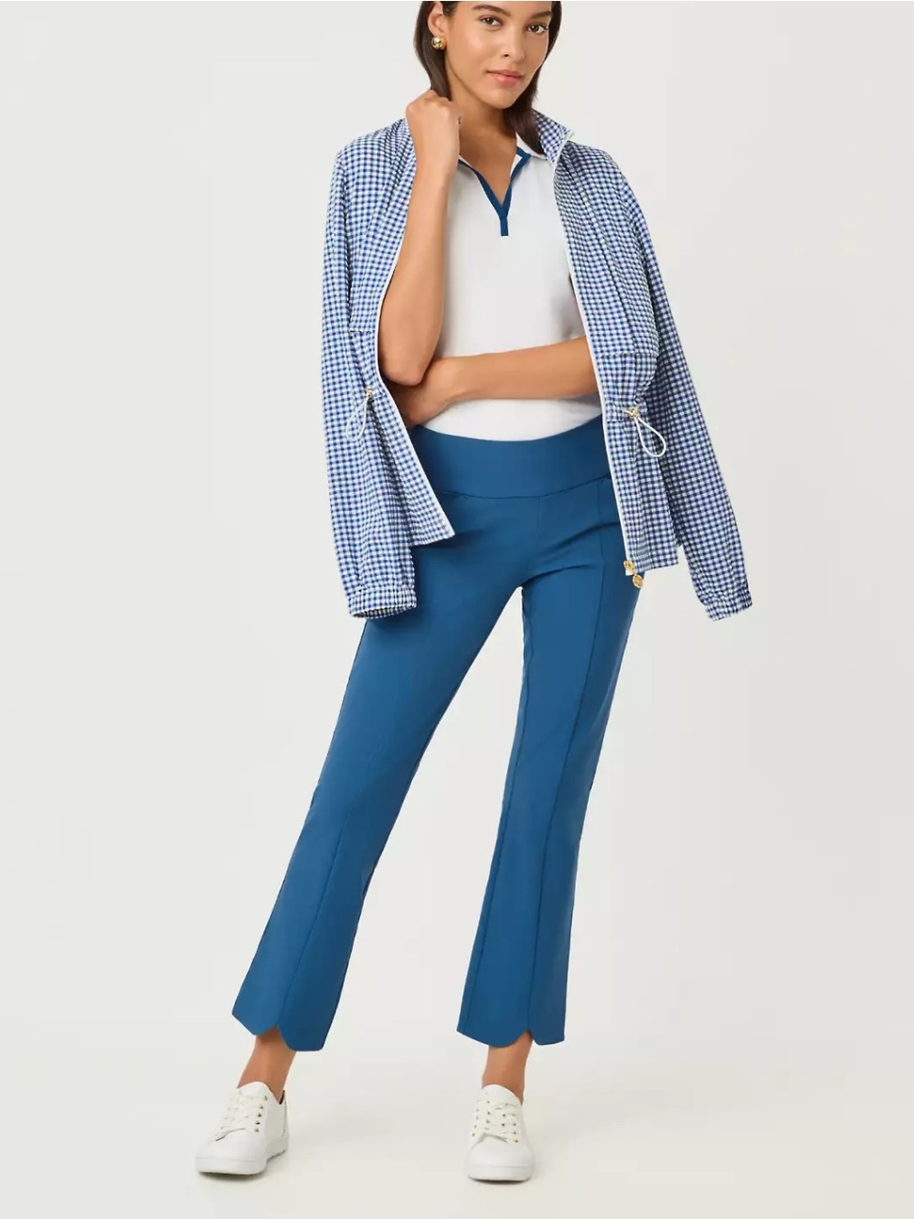 Lilly Pulitzer UPF 50+ Luxletic 28" Corso Scallop Kick Flare Pant